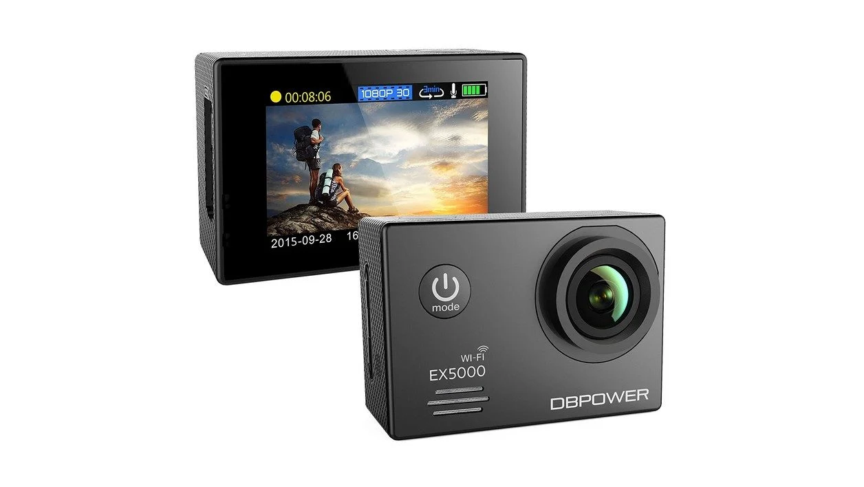 DBPOWER EX5000 对比 GoPro Hero8 黑色