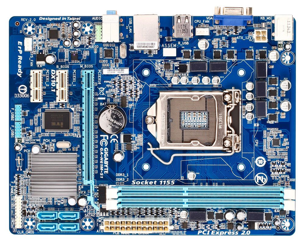 Gigabyte GA-H61M-S1 กับ Gigabyte Z370 HD3-OP