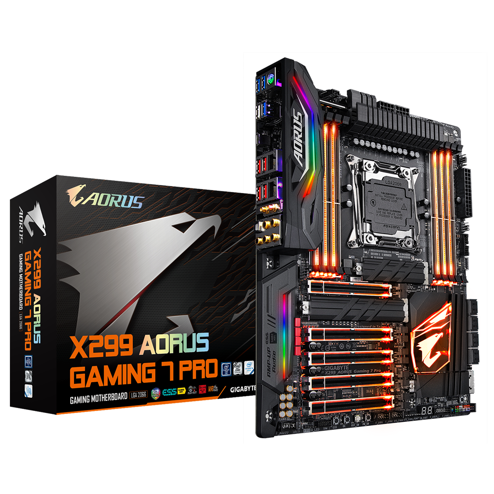 技術表 技嘉X299 AORUS Gaming 7 Pro