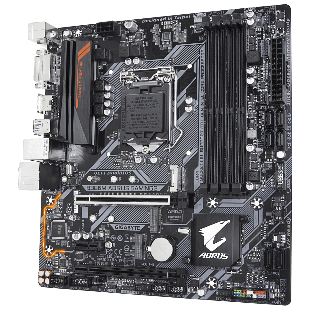 技嘉 B360M AORUS GAMING 3 与华硕 TUF X470-PLUS GAMING