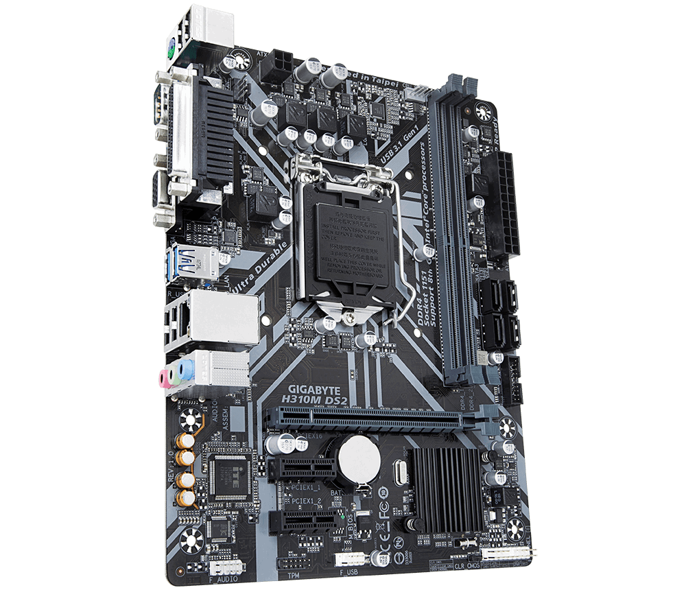 技嘉 H310M DS2 與華碩 TUF X470-PLUS GAMING