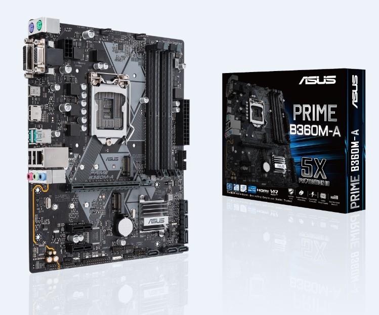 華碩 PRIME B360M-A 與技嘉 Z370 HD3-OP