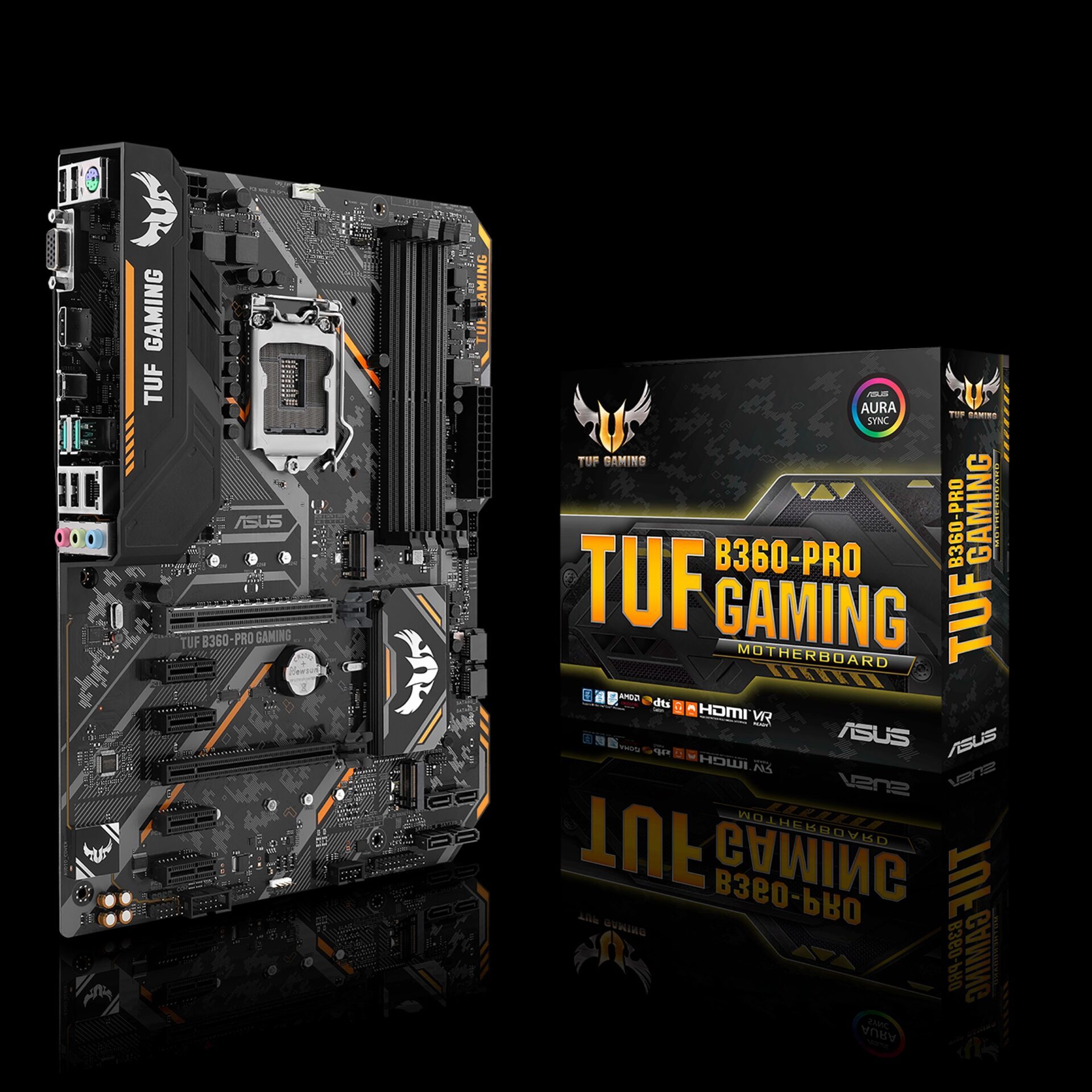 华硕 TUF B360-PRO GAMING 与技嘉 Z370 HD3-OP