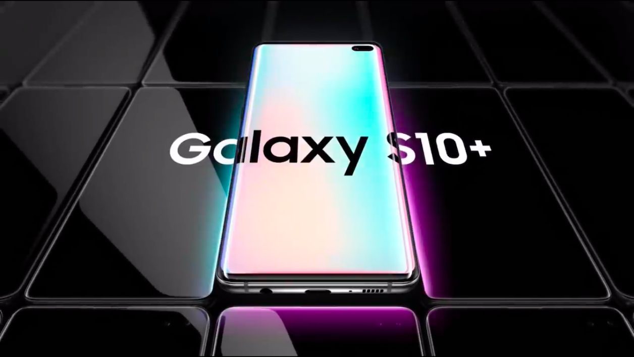 Galaxy S10 官方廣告錯誤地顯示在電視上