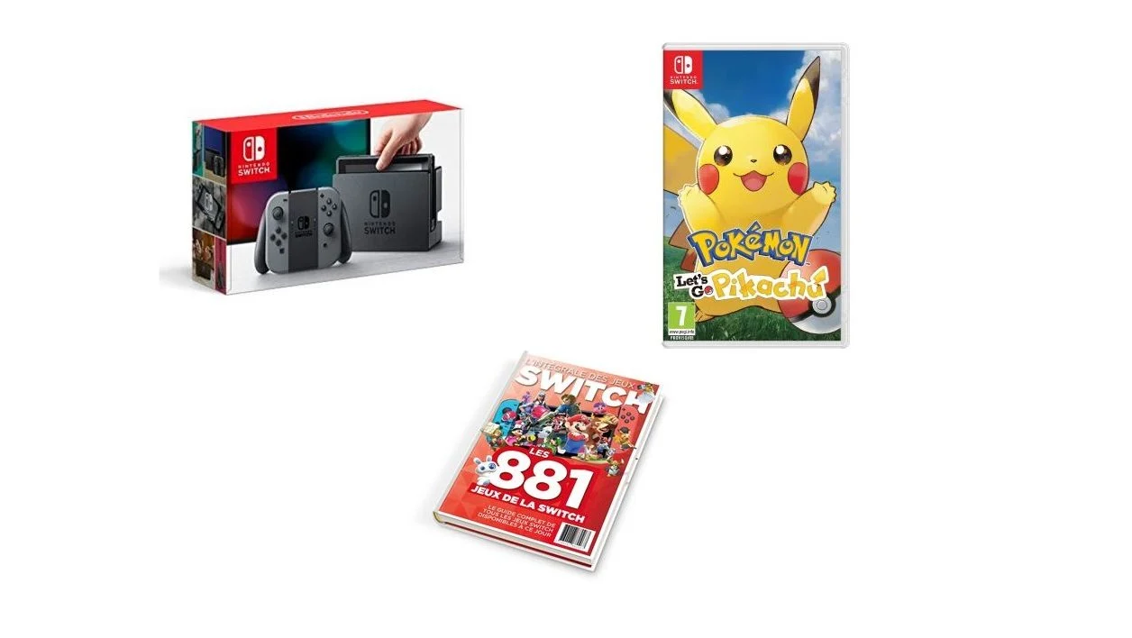 超值優惠：Fnac 上包含 Pokemon Let's Go 遊戲的 Nintendo Switch 套裝僅需 329 歐元