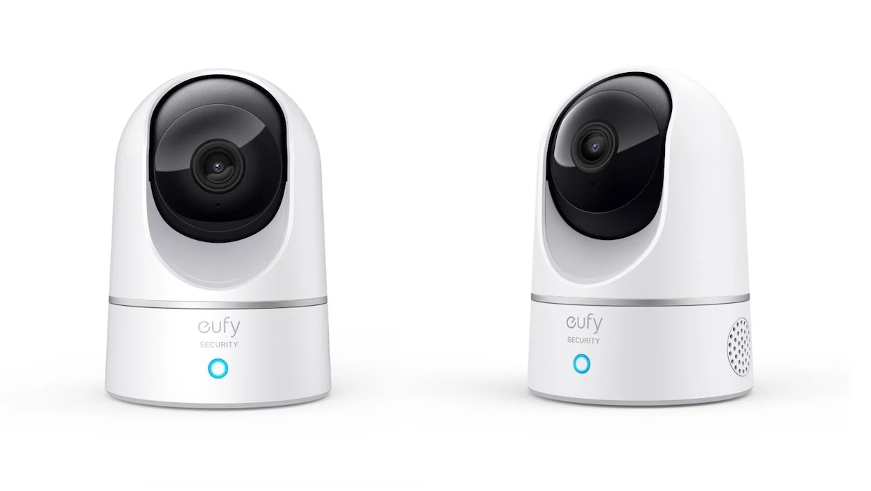 eufy Indoor Cam 2K แพนและเอียงกับ Google Nest Cam