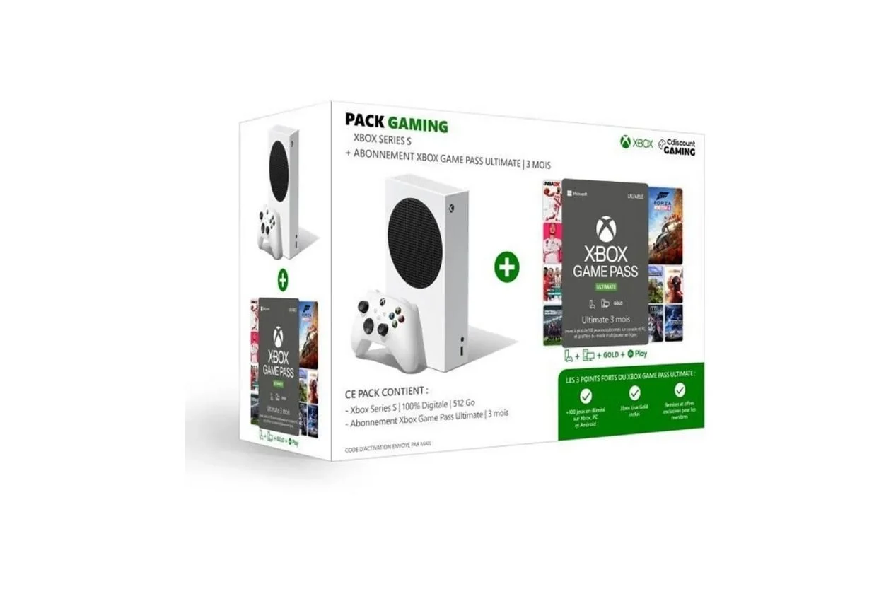 Xbox Series S：发现 Cdiscount 上提供的当前包