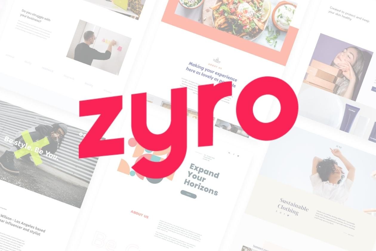 Zyro：享受适合中小企业的实惠且简单的网站编辑器！