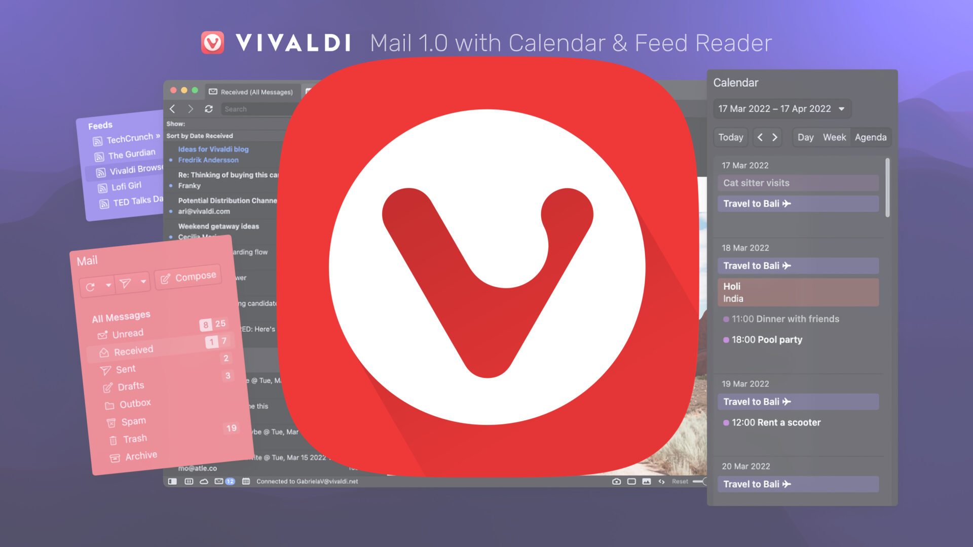 經過七年的開發，Vivaldi 推出了整合到 Web 瀏覽器中的電子郵件用戶端