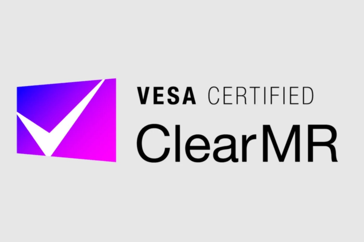 VESA 可帮助您更好地选择符合 ClearMR 规范的游戏显示器