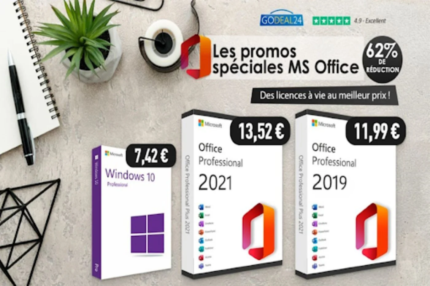 Godeal24 大幅削減 Windows 11 和 Office 套件的價格（高達