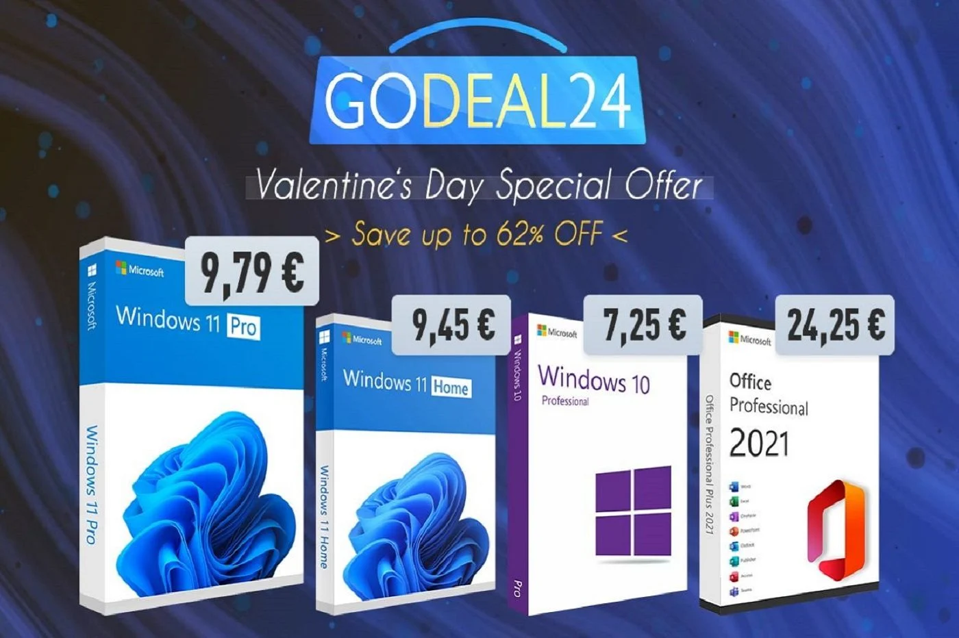 Godeal24：情人节闪购以低价购买 Windows 11