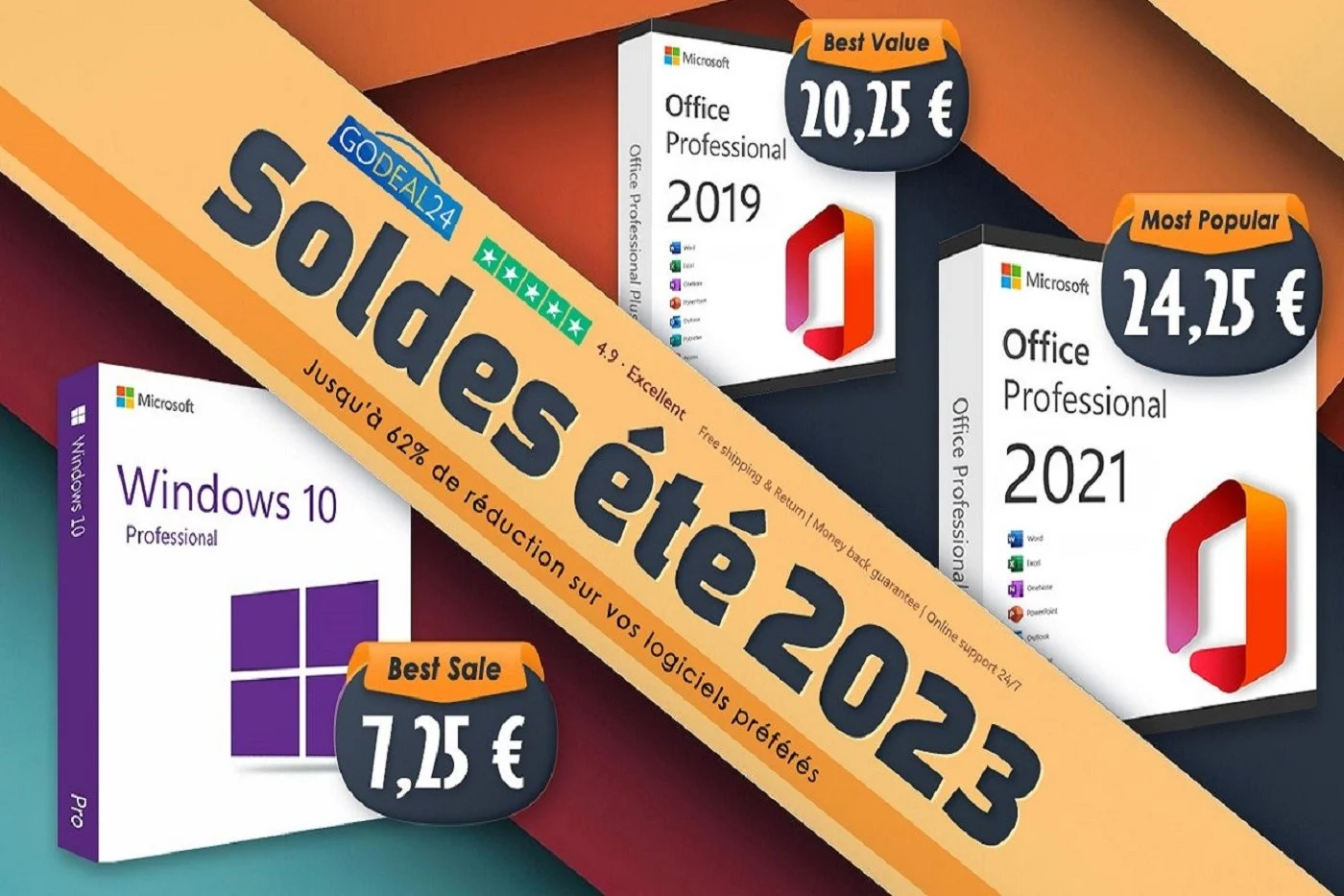 Godeal24 促銷：使用 Microsoft Office 2021 和 Windows 11 Pro 提升 PC 效能 10 歐元起