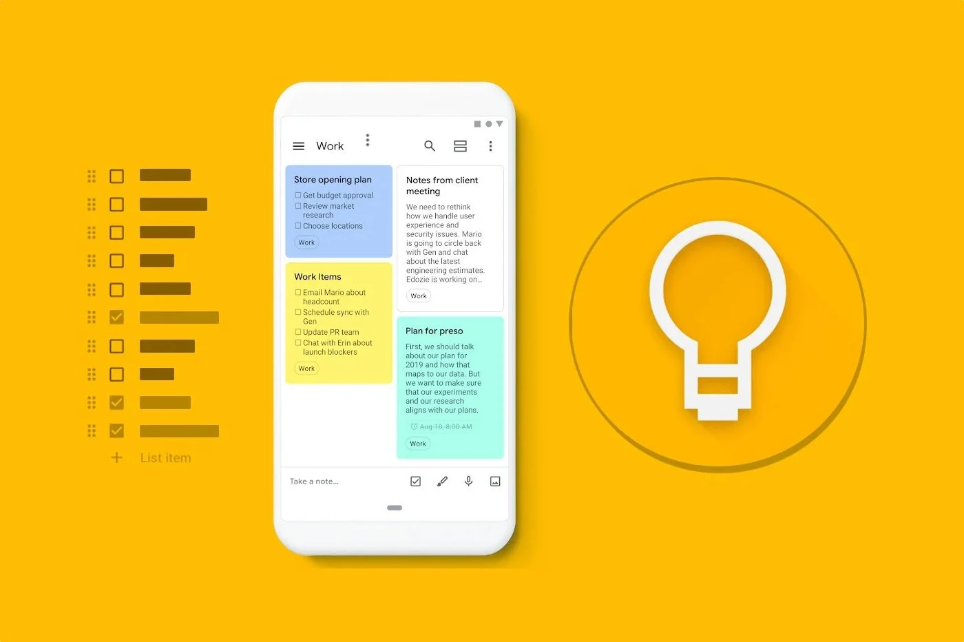 Google Keep 倾听用户的意见并简化笔记记录