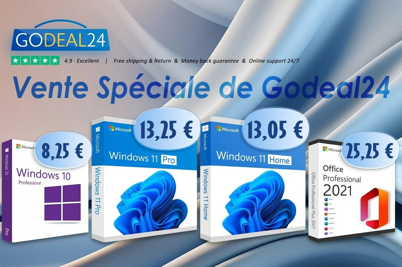 เพิ่มประสิทธิภาพวันทำงานของคุณด้วย MS Office 2021 และ Windows 11 ในราคาลดพิเศษบน Godeal24 ด้วยข้อเสนออันน่าทึ่งเหล่านี้