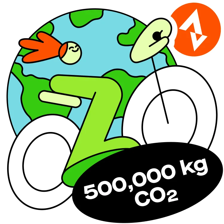 จากข้อมูลของ Strava Vélotaf สามารถประหยัด CO2 ได้ 30,000 ตันในฝรั่งเศส