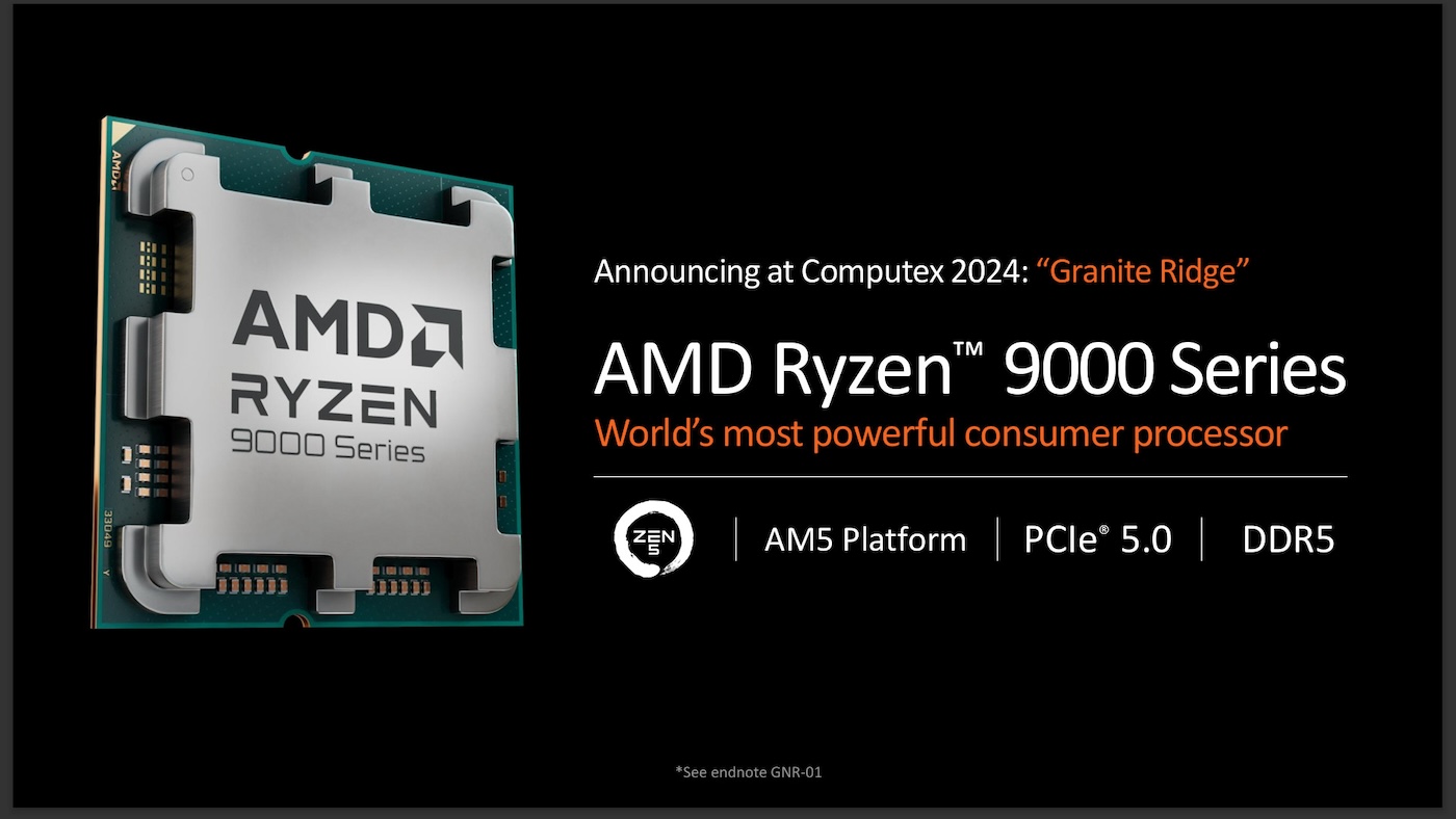 AMD 推出 Ryzen 9000 Zen 5，但不会给出价格