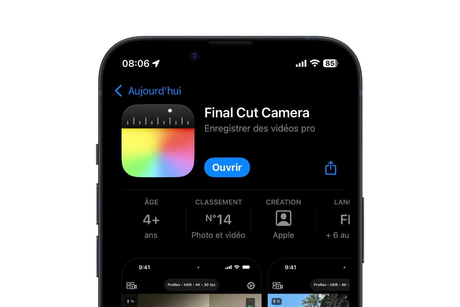 Apple 推出 Final Cut Camera，一款免费应用程序，让您可以像专业人士一样使用 iPhone 进行拍摄