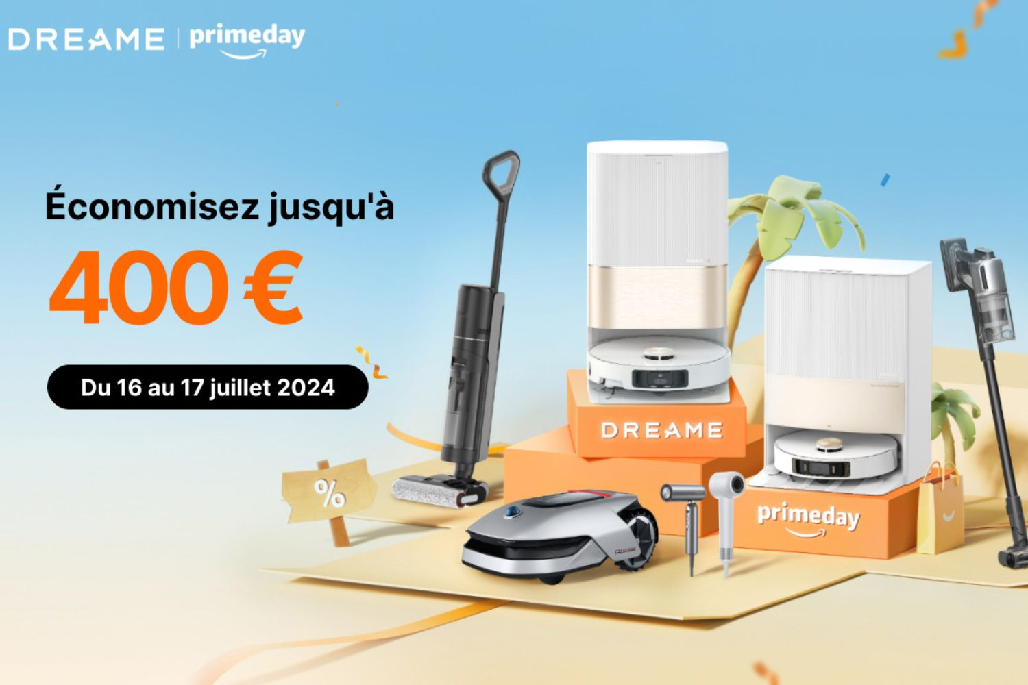 在 Prime Day 期間，最好的 Dreame 家用電器可在亞馬遜上享受高達 400 歐元的折扣