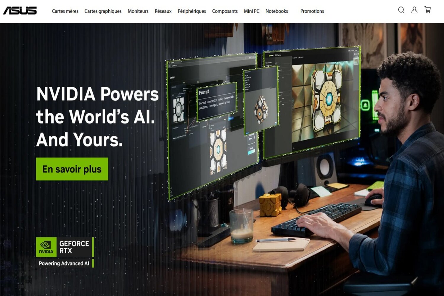 NVIDIA GeForce RTX 专为 AI 打造，证据已写在上面