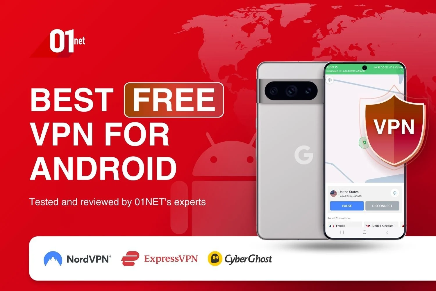 2024 年 Android 最佳免费 VPN：这些提供商都是免费的