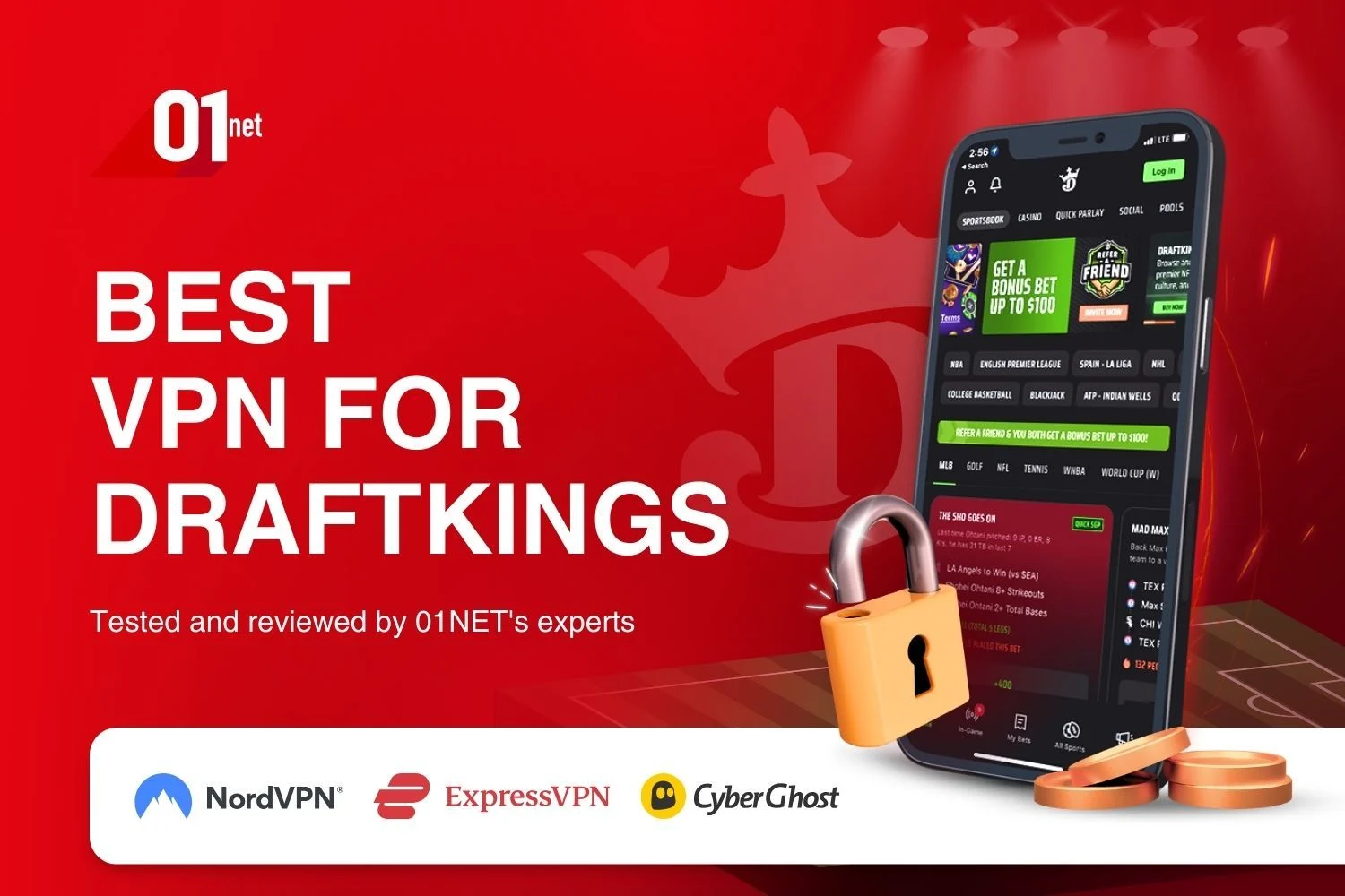 2024 年如何解鎖 DraftKings：這是我們最喜歡的 3 個 VPN